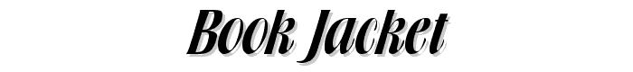 Book Jacket font